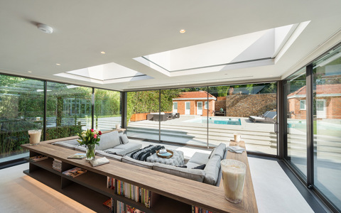 Kitchen diner basement design and construction